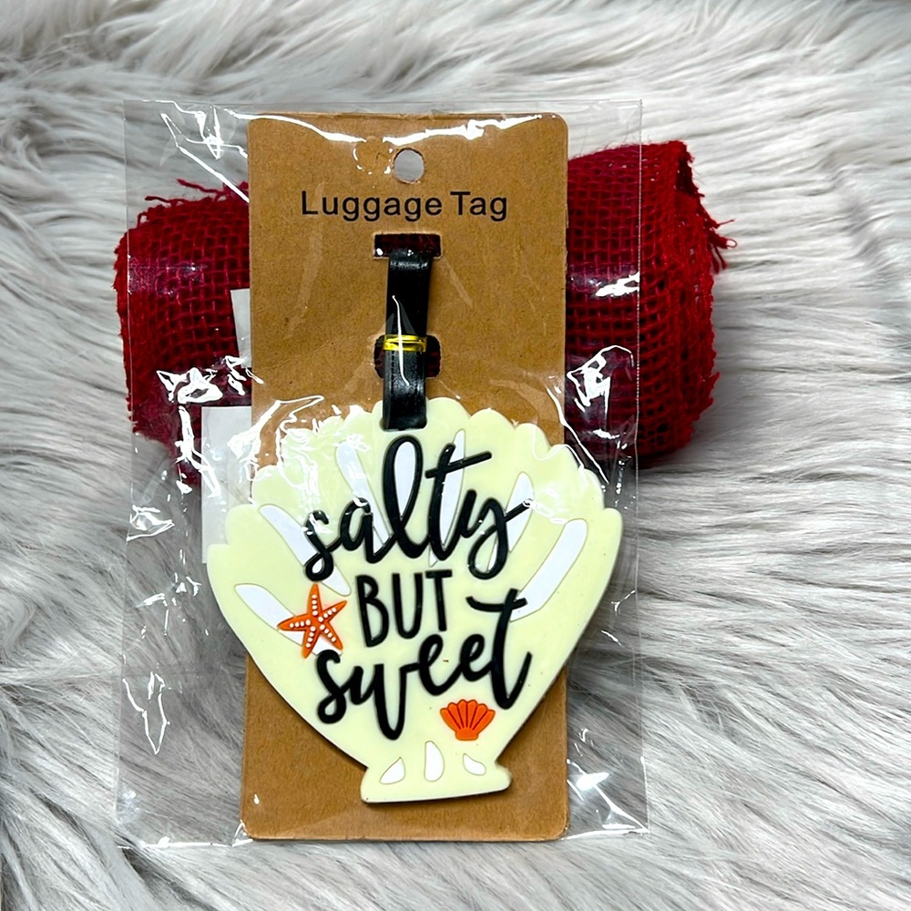 Salty But Sweet Luggage Tag